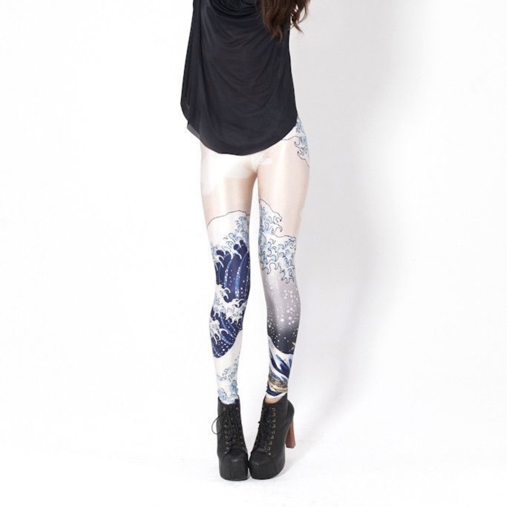Blackmilk great waves leggings